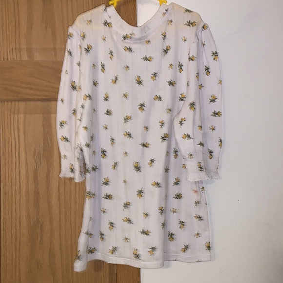 NWT Lucky Brand White Floral Top - Picture 4 of 5